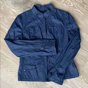Tahari Navy Utility Jacket, size medium